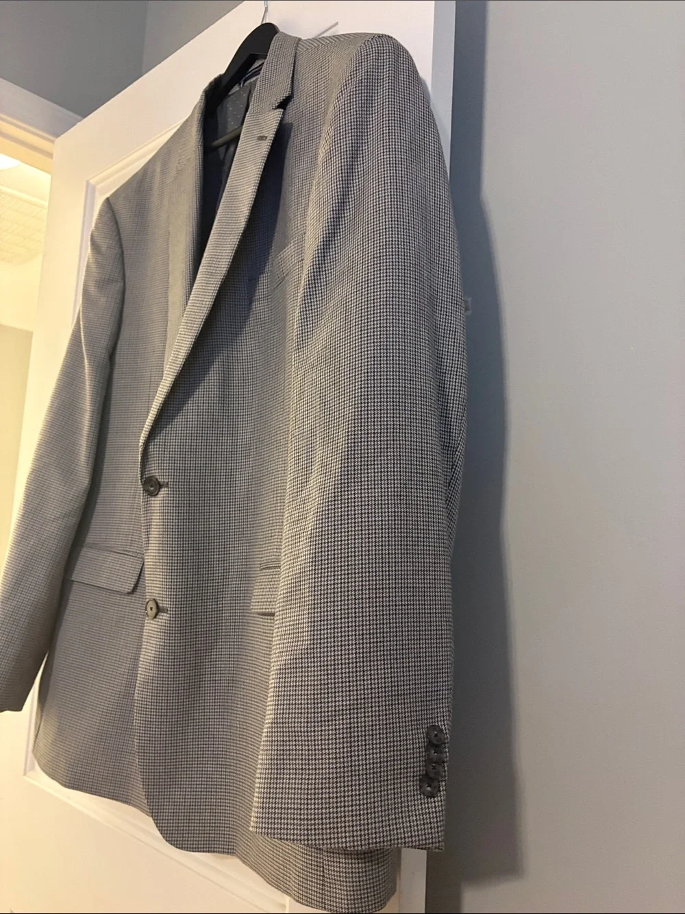Tommy Hilfiger Gray Patterned Sport Coat